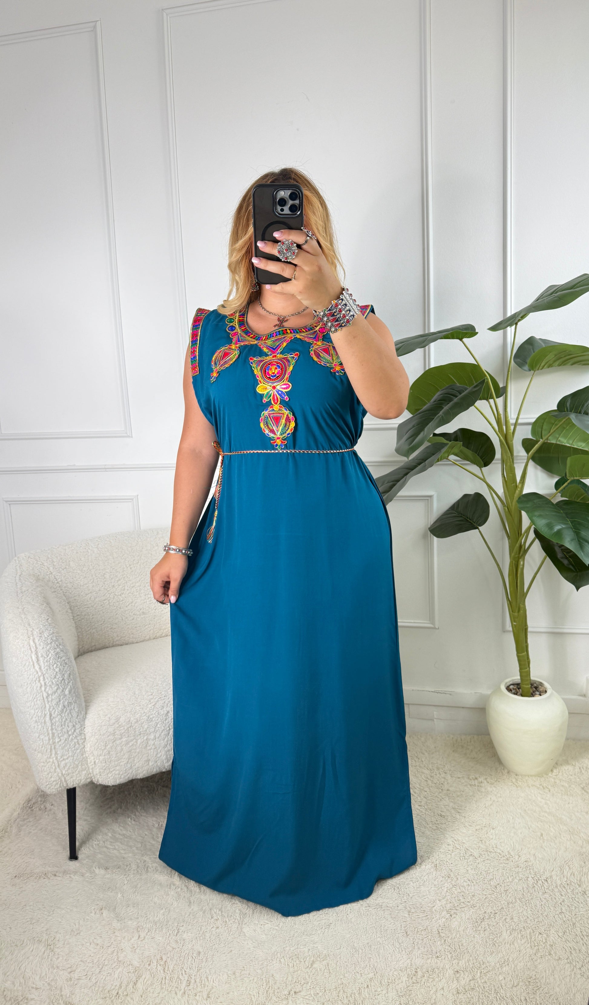 Robe de maison kabyle — Modèle Yelli