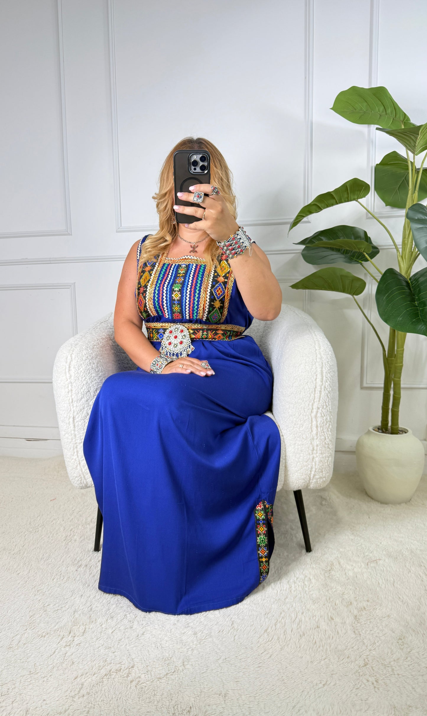 Robe de maison kabyle — Modèle Yelli