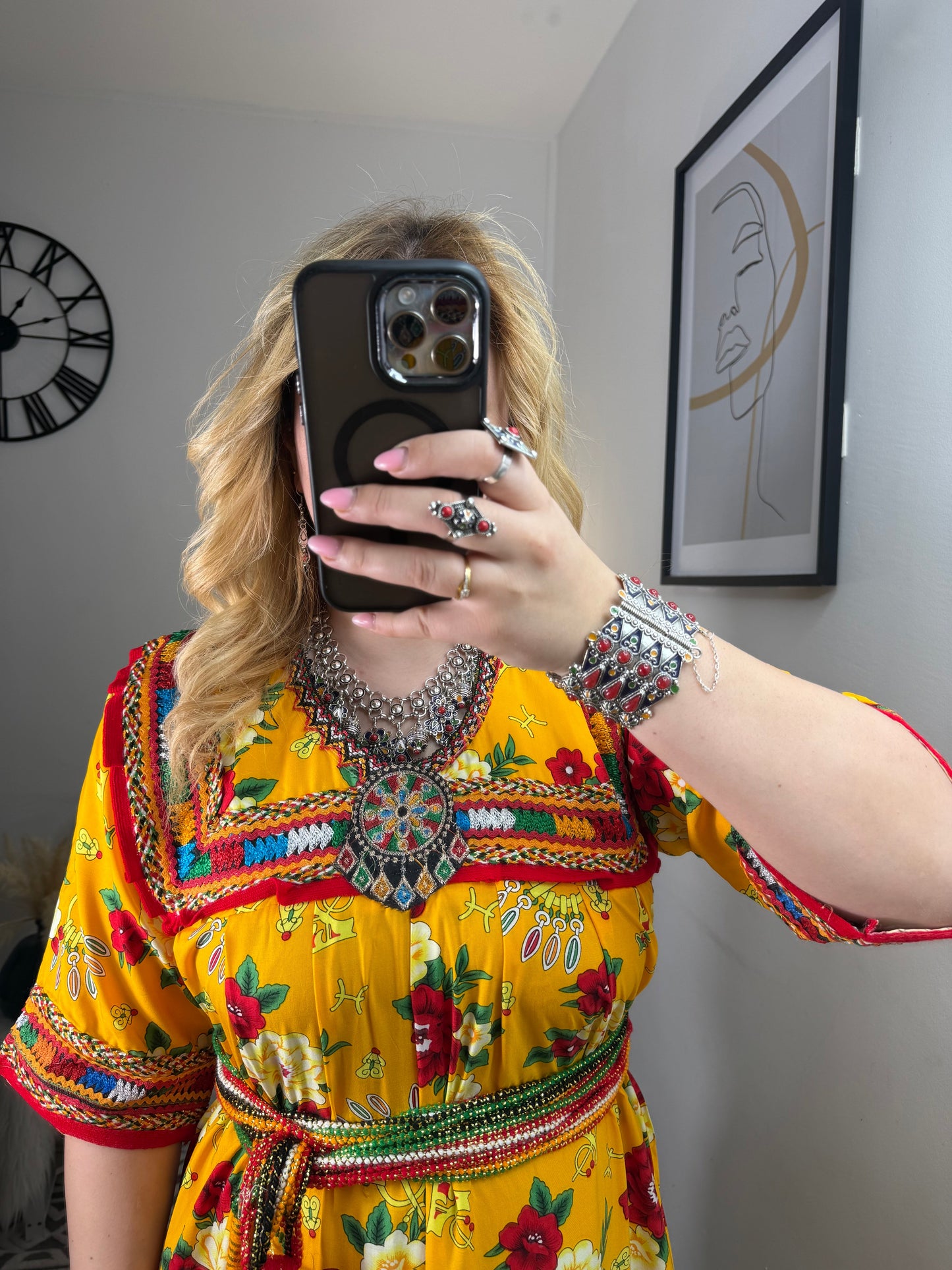 Robe de maison kabyle — Modèle Dihya Yelli