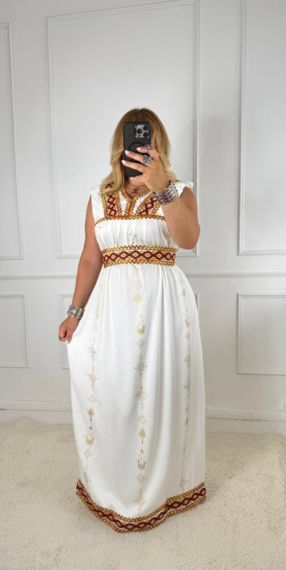 Robe d’hôtesse kabyle — Modèle Sonia Yelli