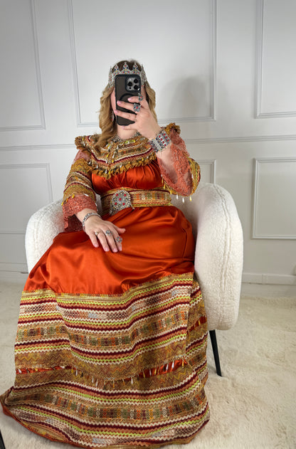 Robe de soirée kabyle — Modèle Lamia