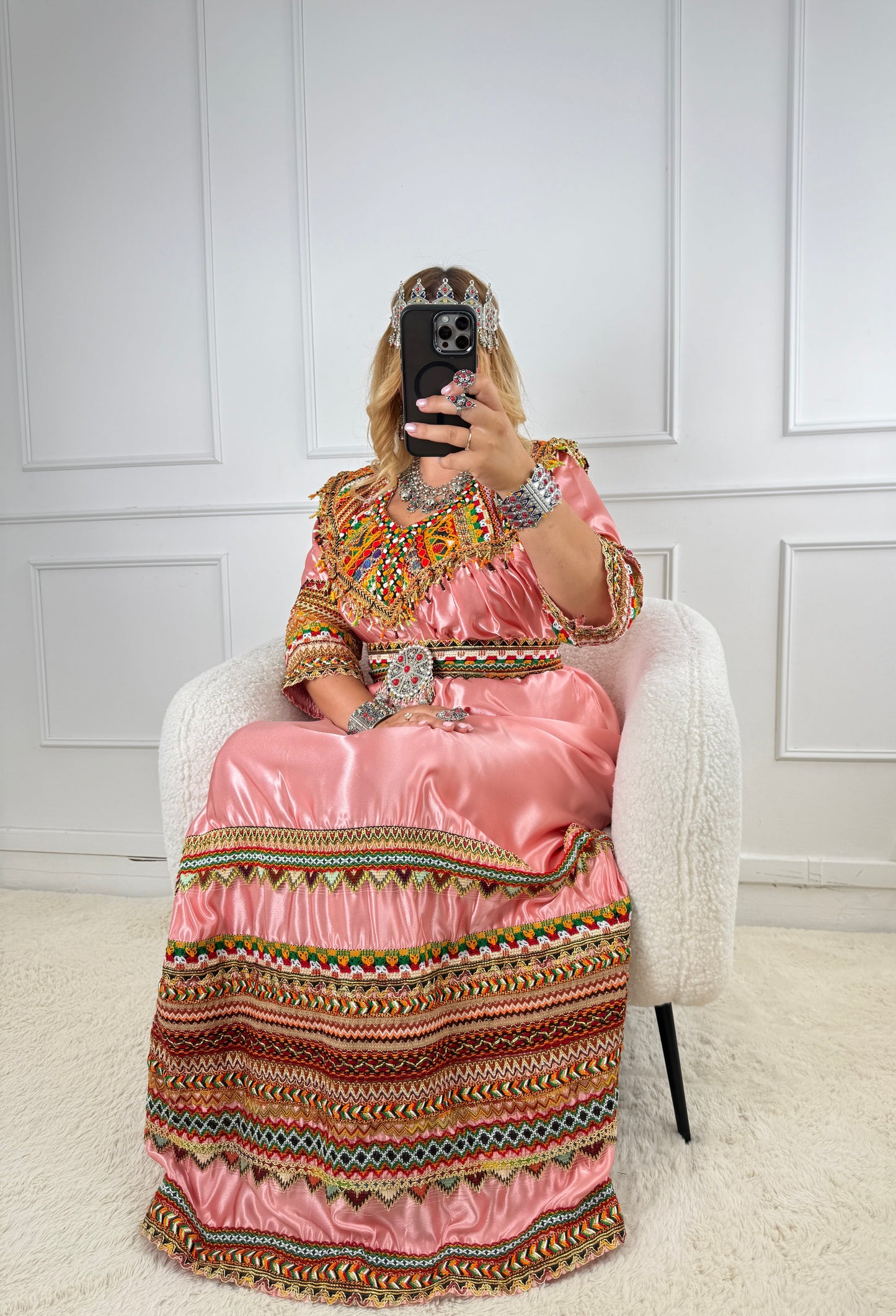 Robe de soirée kabyle — Modèle Zohra Yelli