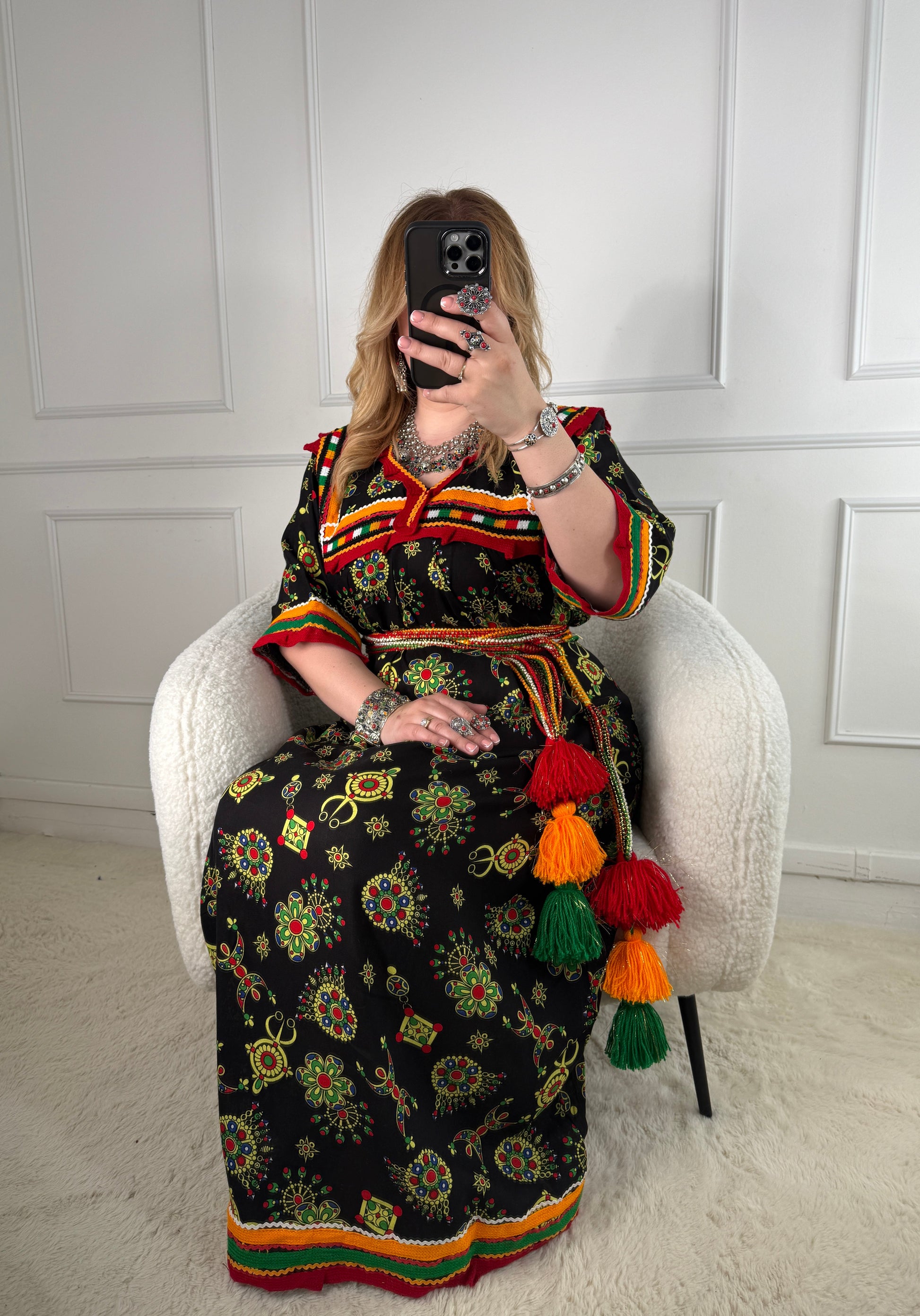 Robe Jida Kabyle – Modèle Kenza Yelli