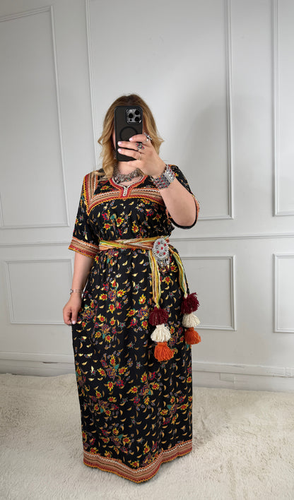 Robe de maison kabyle — Modèle Mounia Yelli