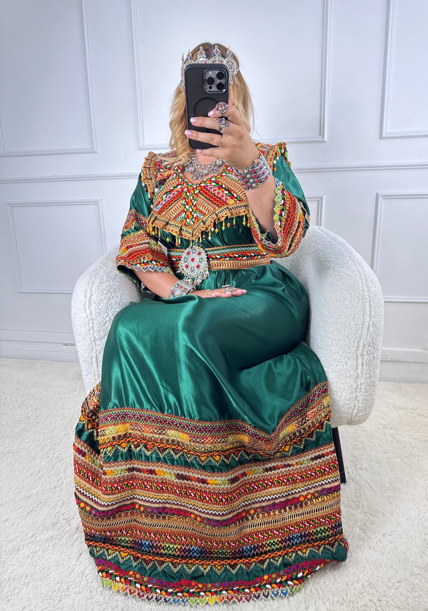 Robe de soirée kabyle — Modèle Zohra Yelli
