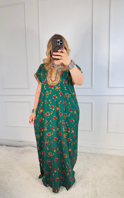 Robe de maison kabyle — Modèle Samira Yelli