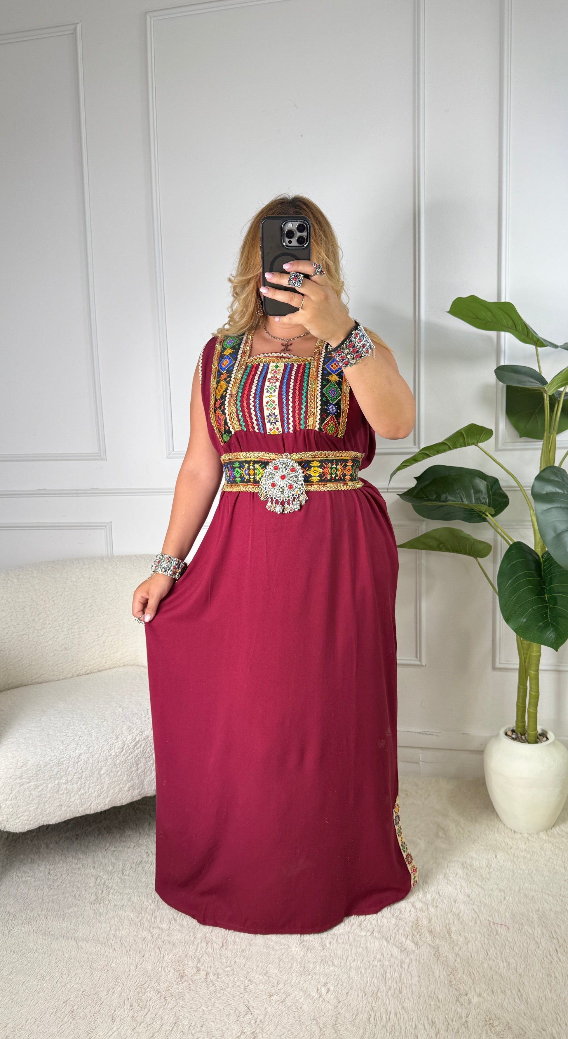 Robe de maison kabyle — Modèle Yelli