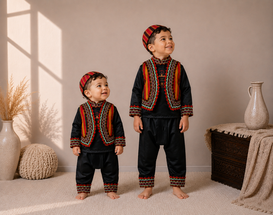 Tenue Kabyle Garçon Thara – Costume Traditionnel Yelli