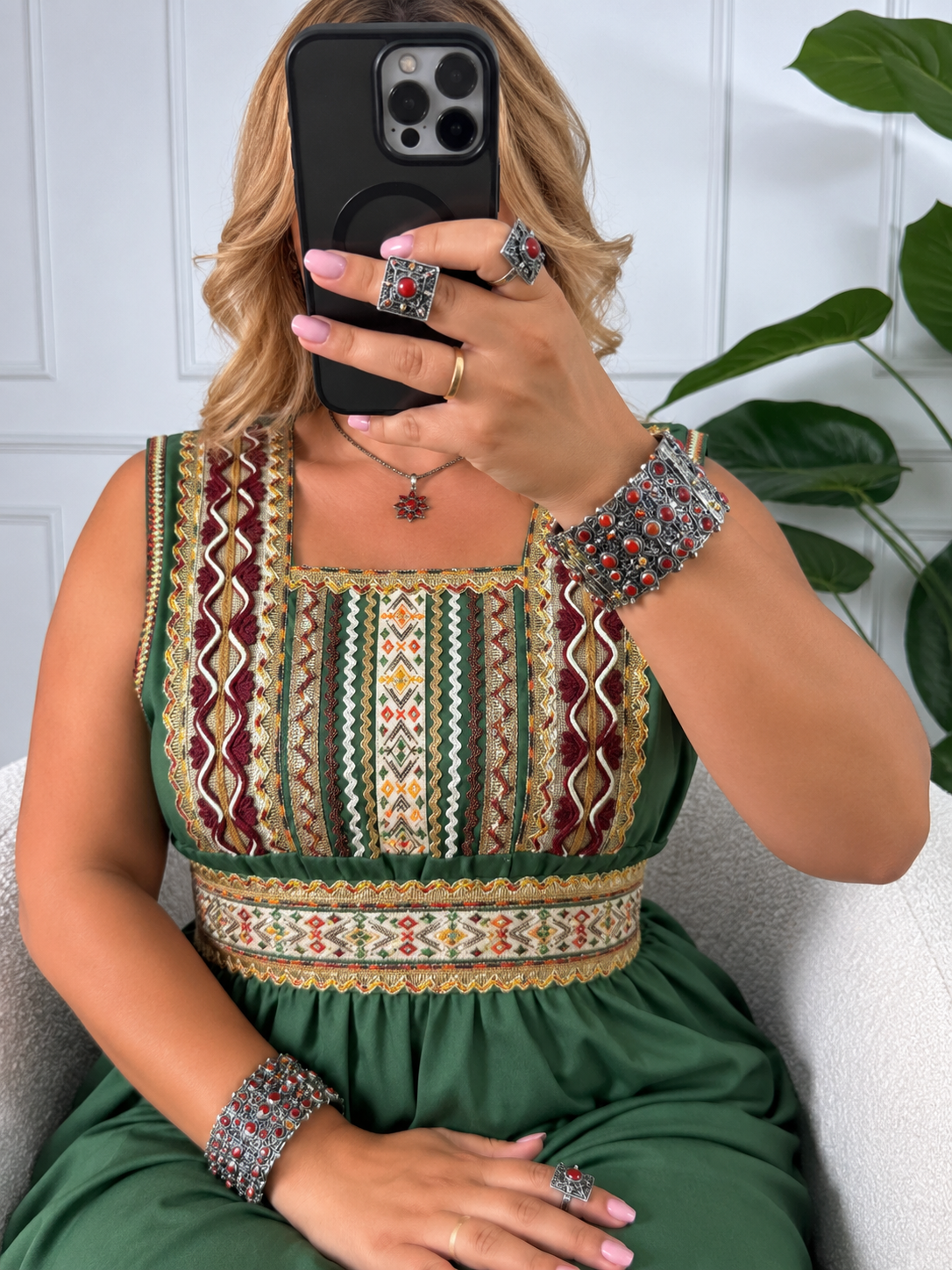 Robe de maison kabyle — Modèle Yelli