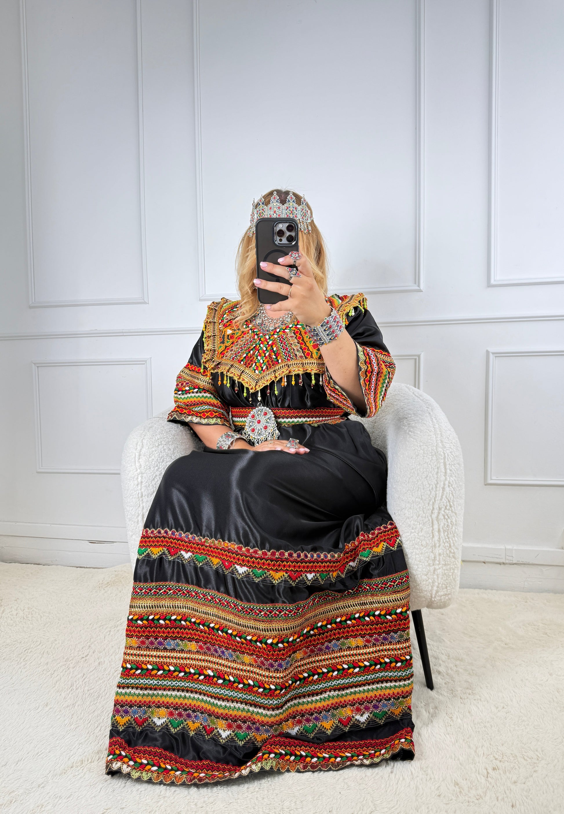 Robe de soirée kabyle — Modèle Zohra Yelli