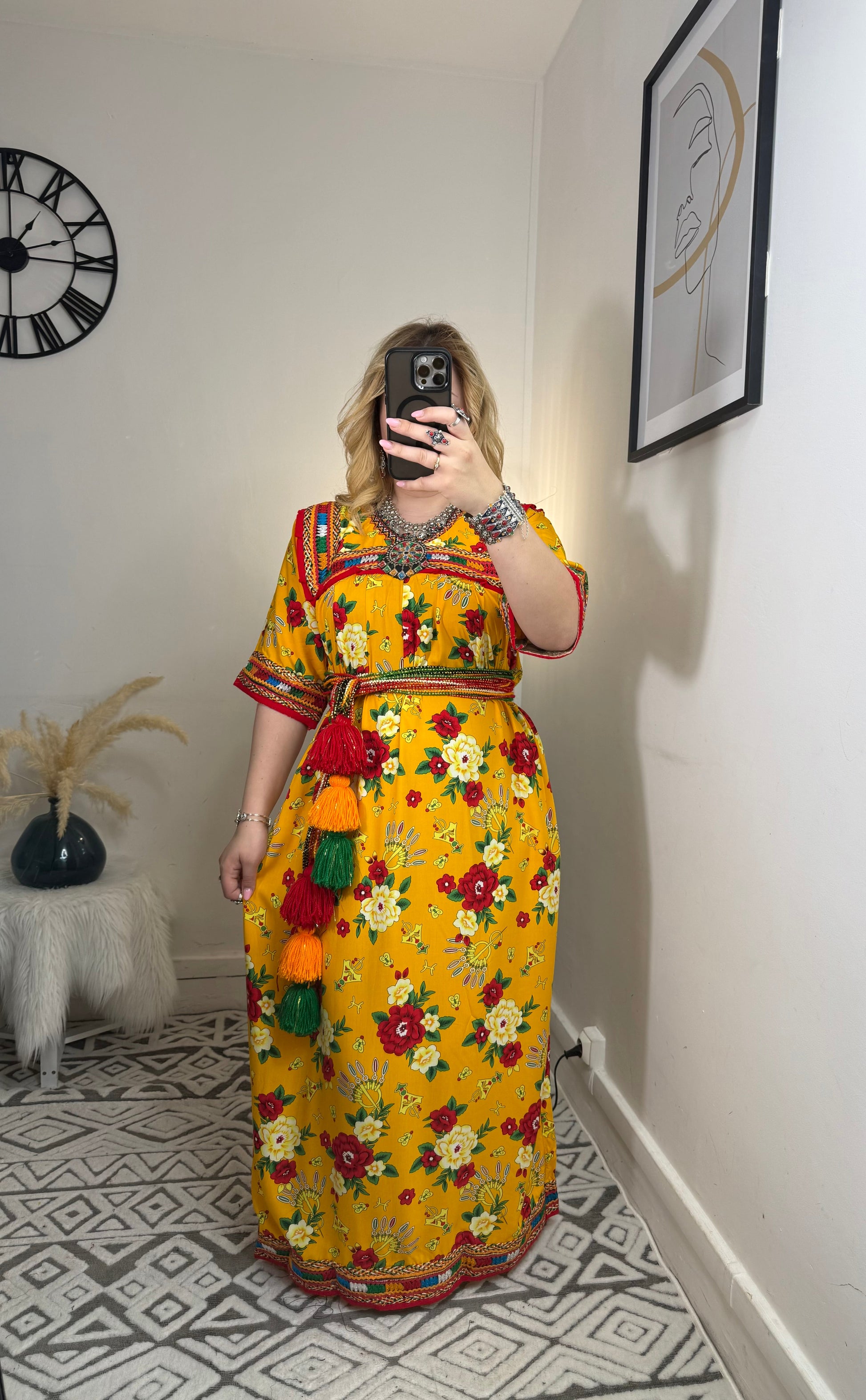 Robe de maison kabyle — Modèle Dihya Yelli