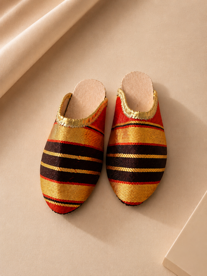 Babouche Thara Circoncision Dorée & Couleur Kabyle Robes Kabyles
