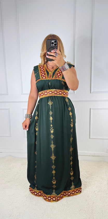 Robe d’hôtesse kabyle — Modèle Sonia Yelli