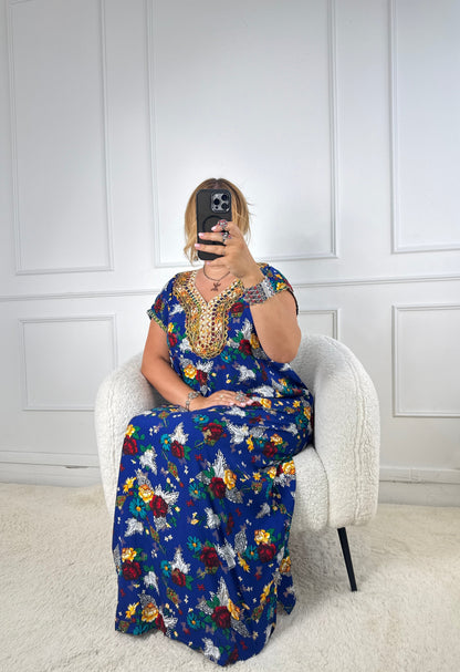 Robe de maison kabyle — Modèle Samira Yelli