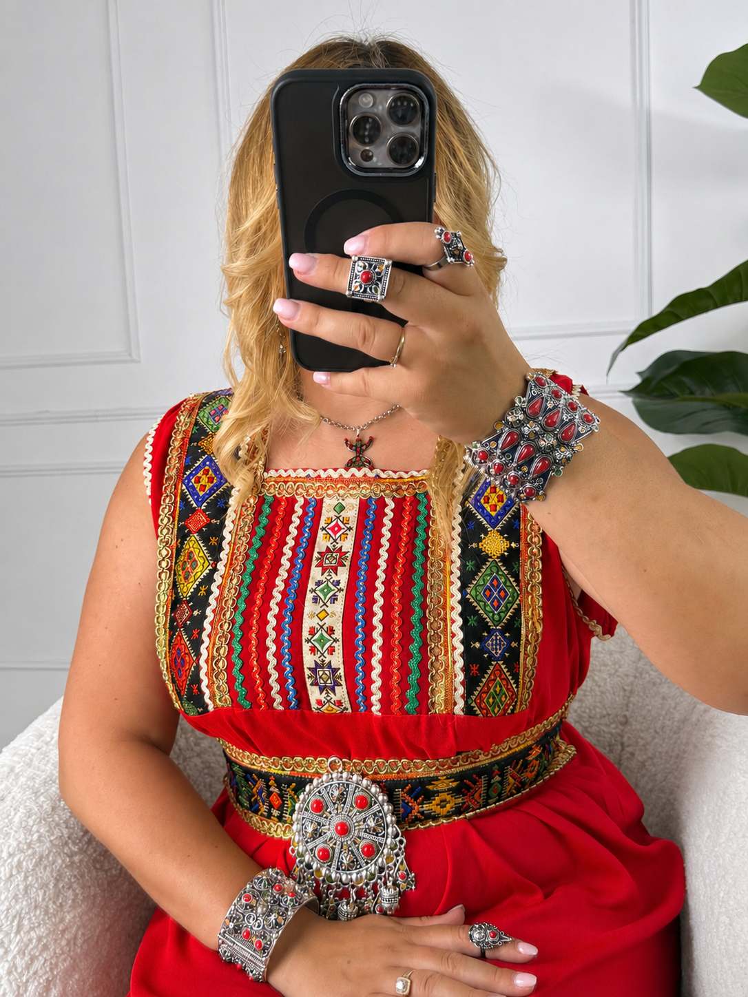 Robe de maison kabyle — Modèle Yelli