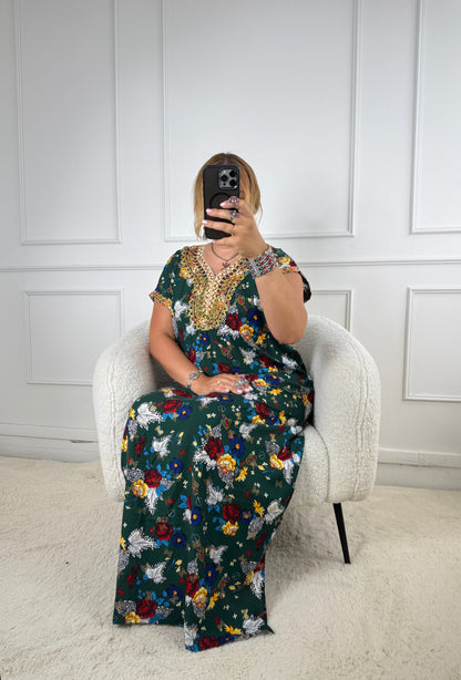Robe de maison kabyle — Modèle Samira Yelli