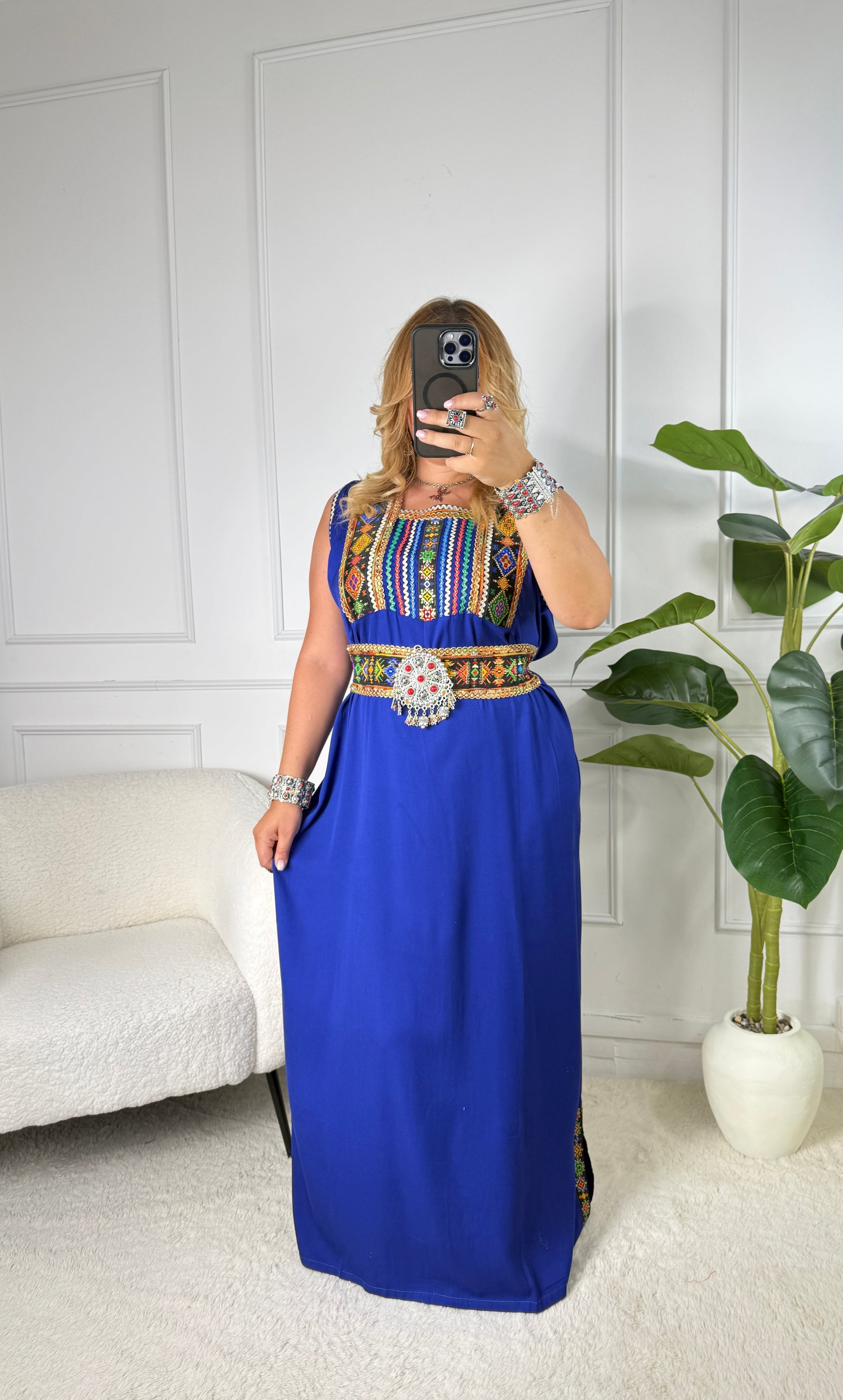 Robe de maison kabyle — Modèle Yelli