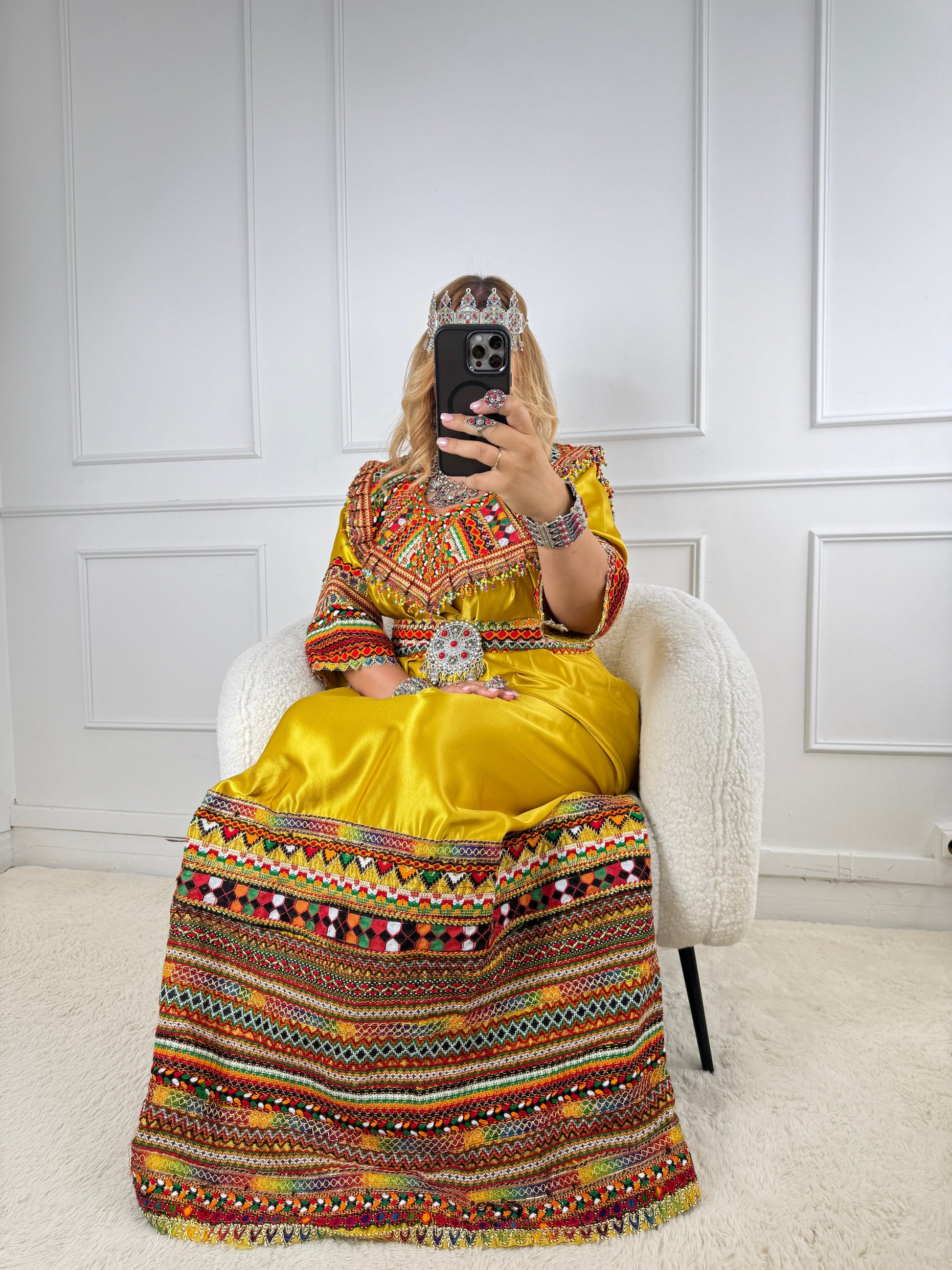 Robe de soirée kabyle — Modèle Zohra Yelli