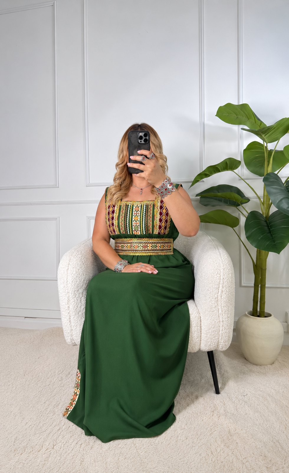 Robe de maison kabyle — Modèle Yelli