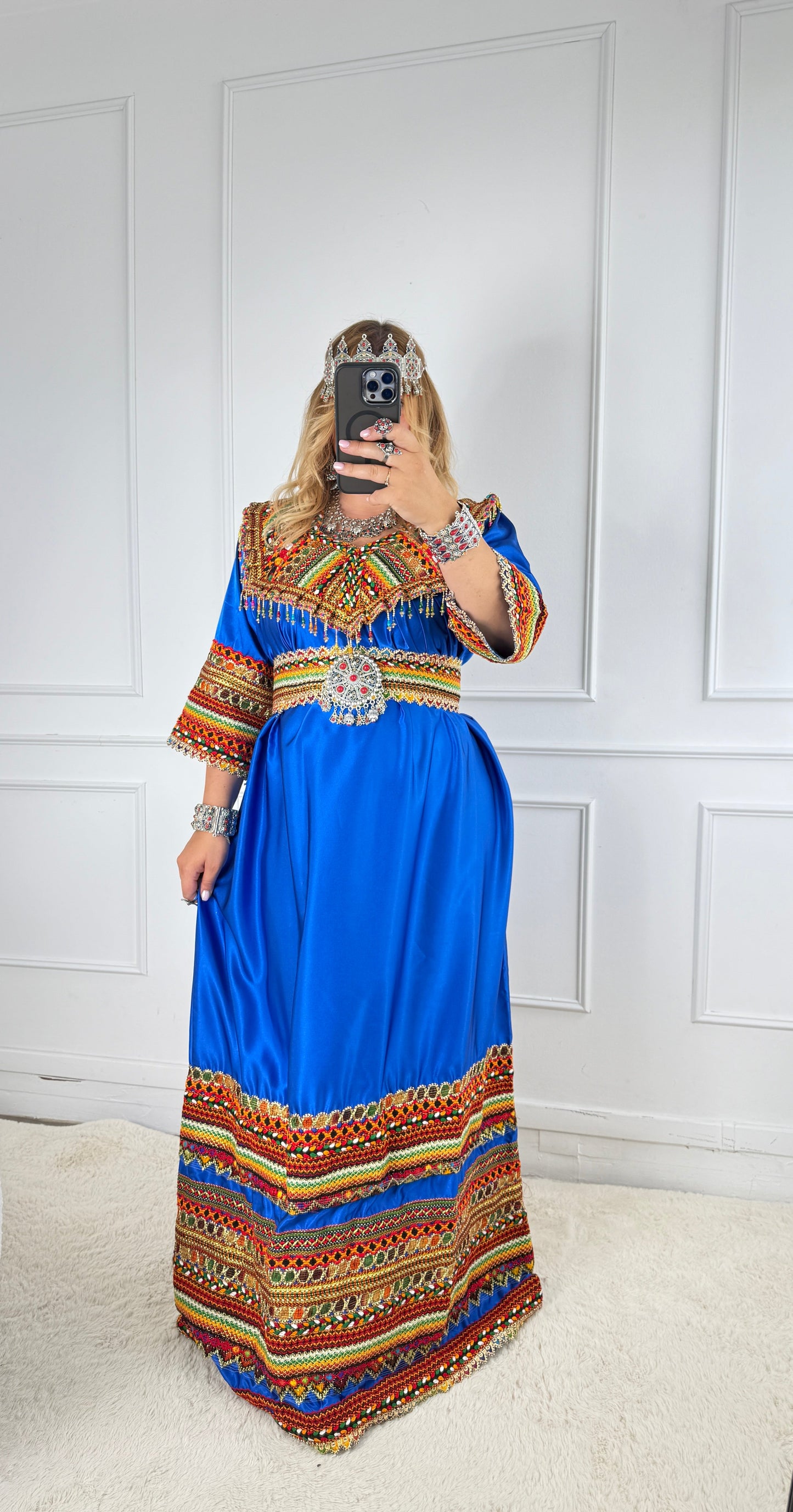 Robe de soirée kabyle — Modèle Zohra Yelli