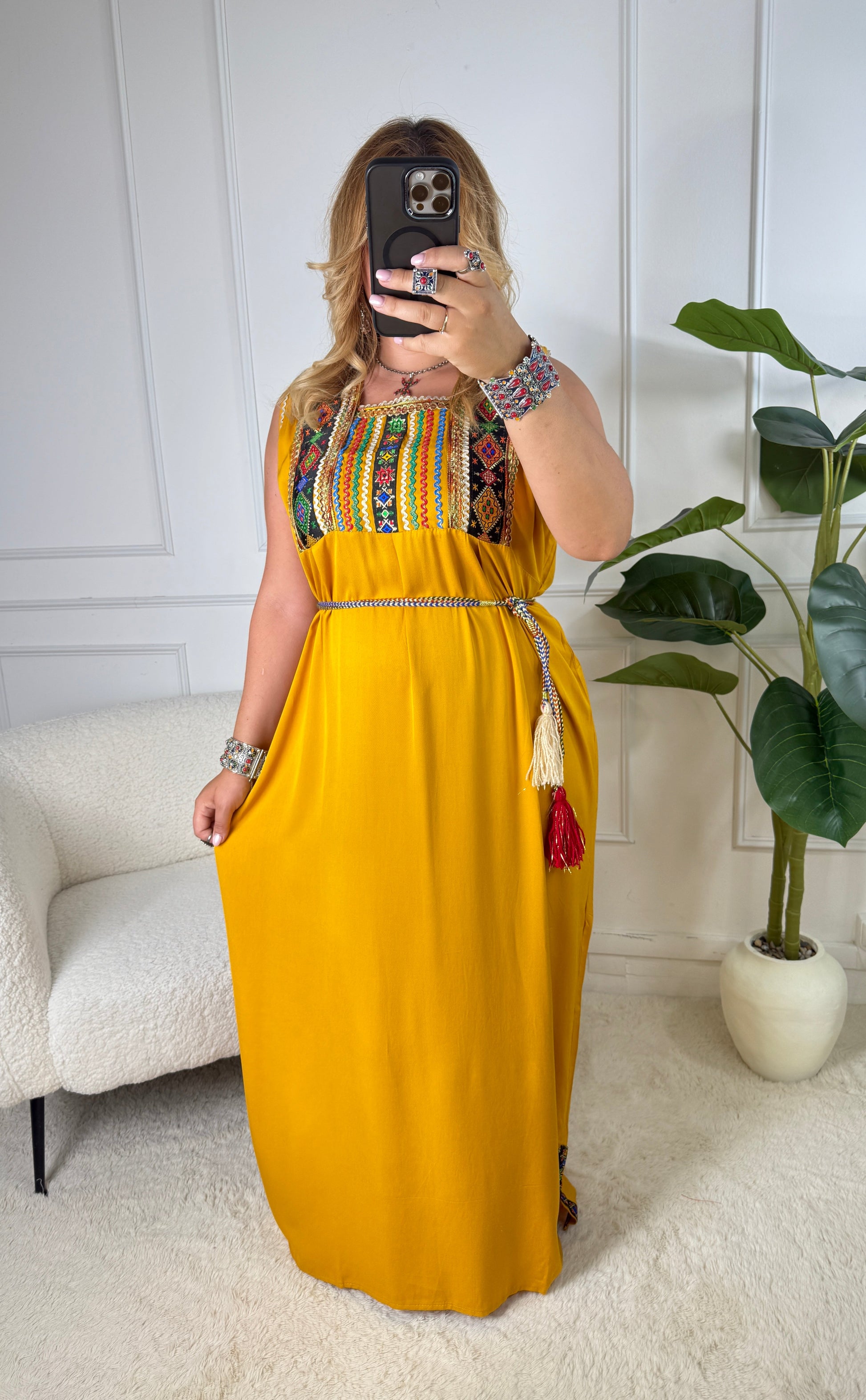 Robe de maison kabyle — Modèle Yelli