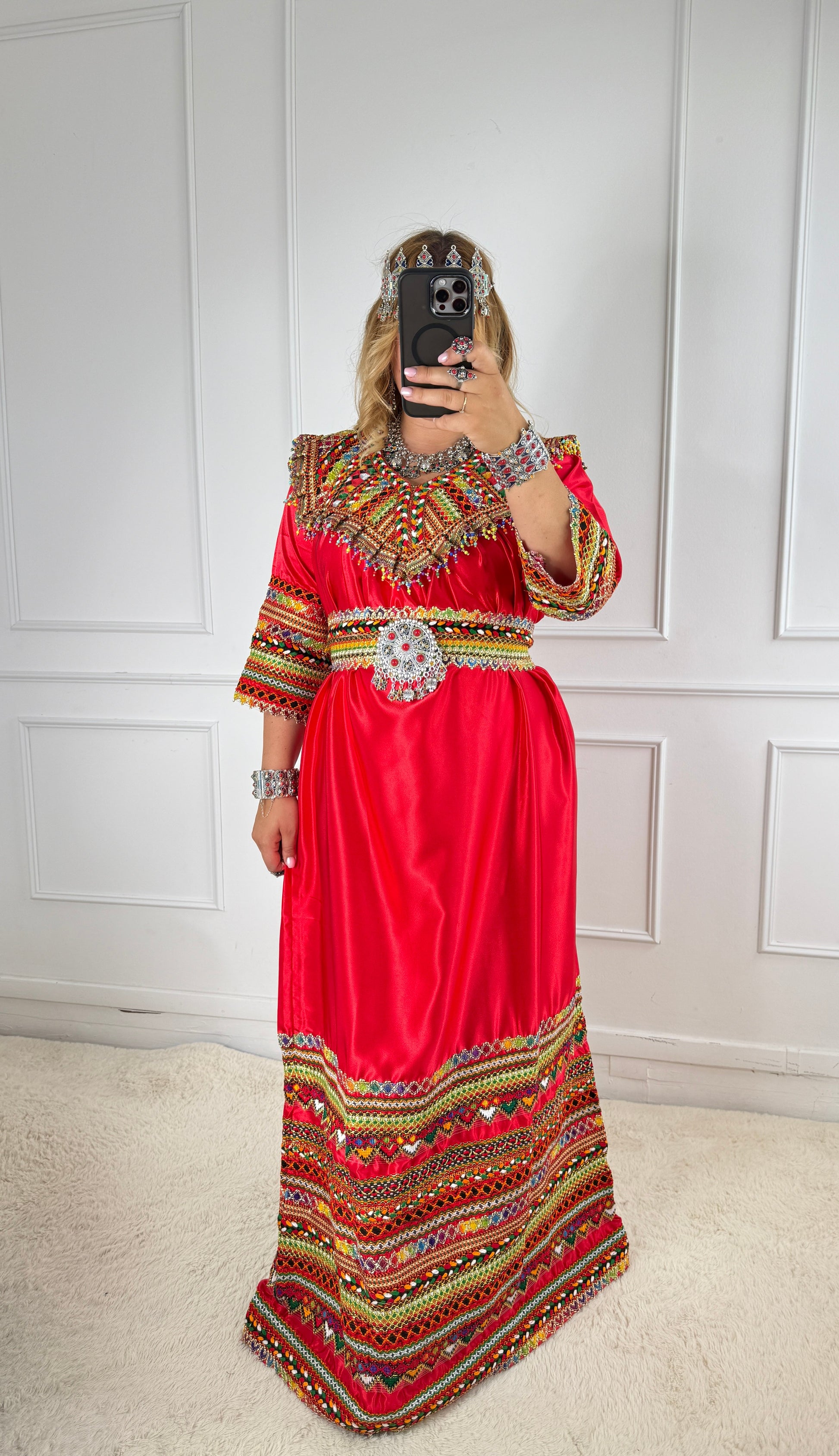 Robe de soirée kabyle — Modèle Zohra Yelli