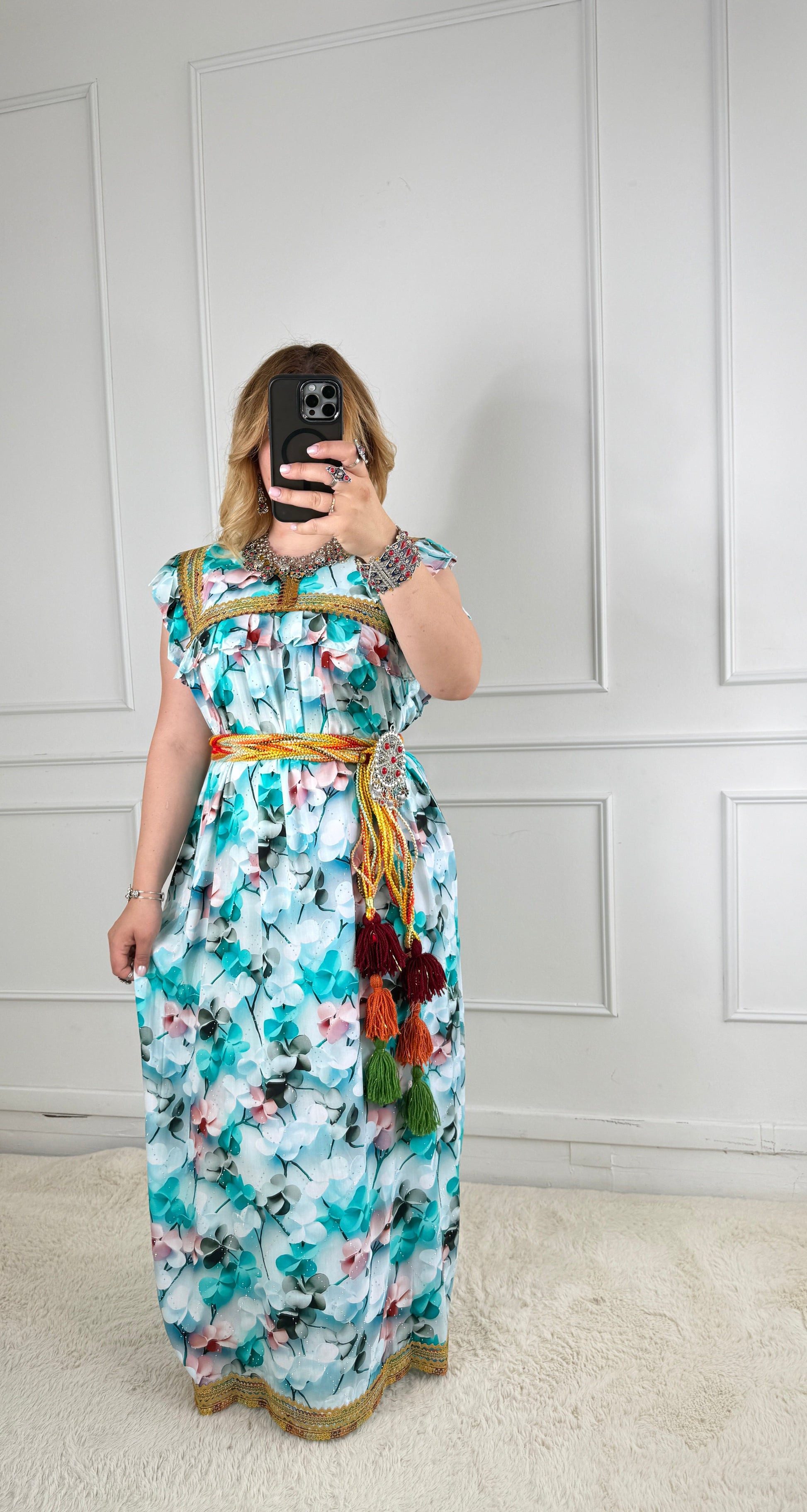 Robe de maison kabyle — Modèle Sania Yelli