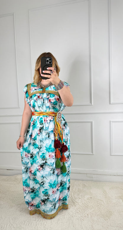 Robe de maison kabyle — Modèle Sania Yelli