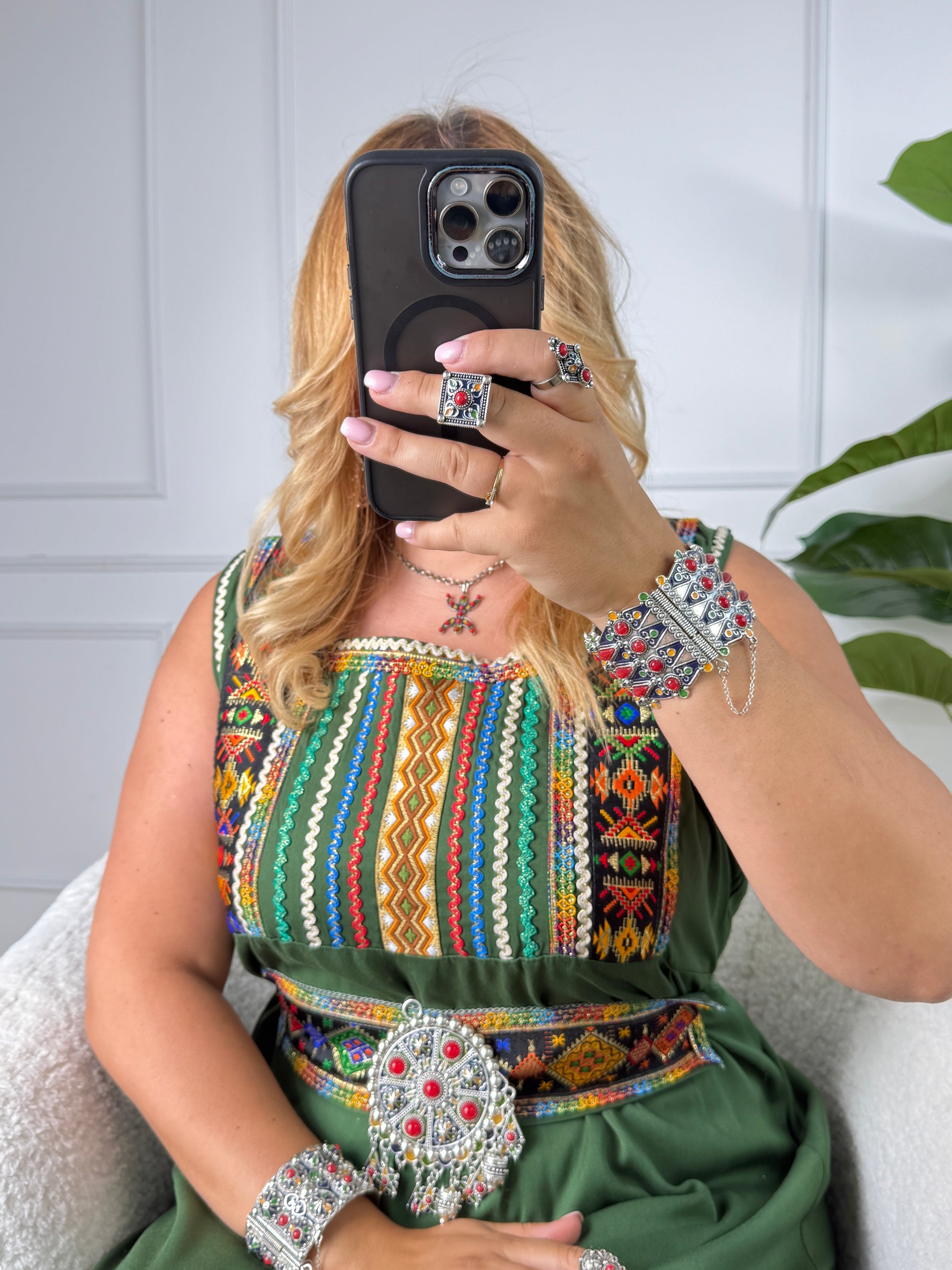 Robe de maison kabyle — Modèle Yelli