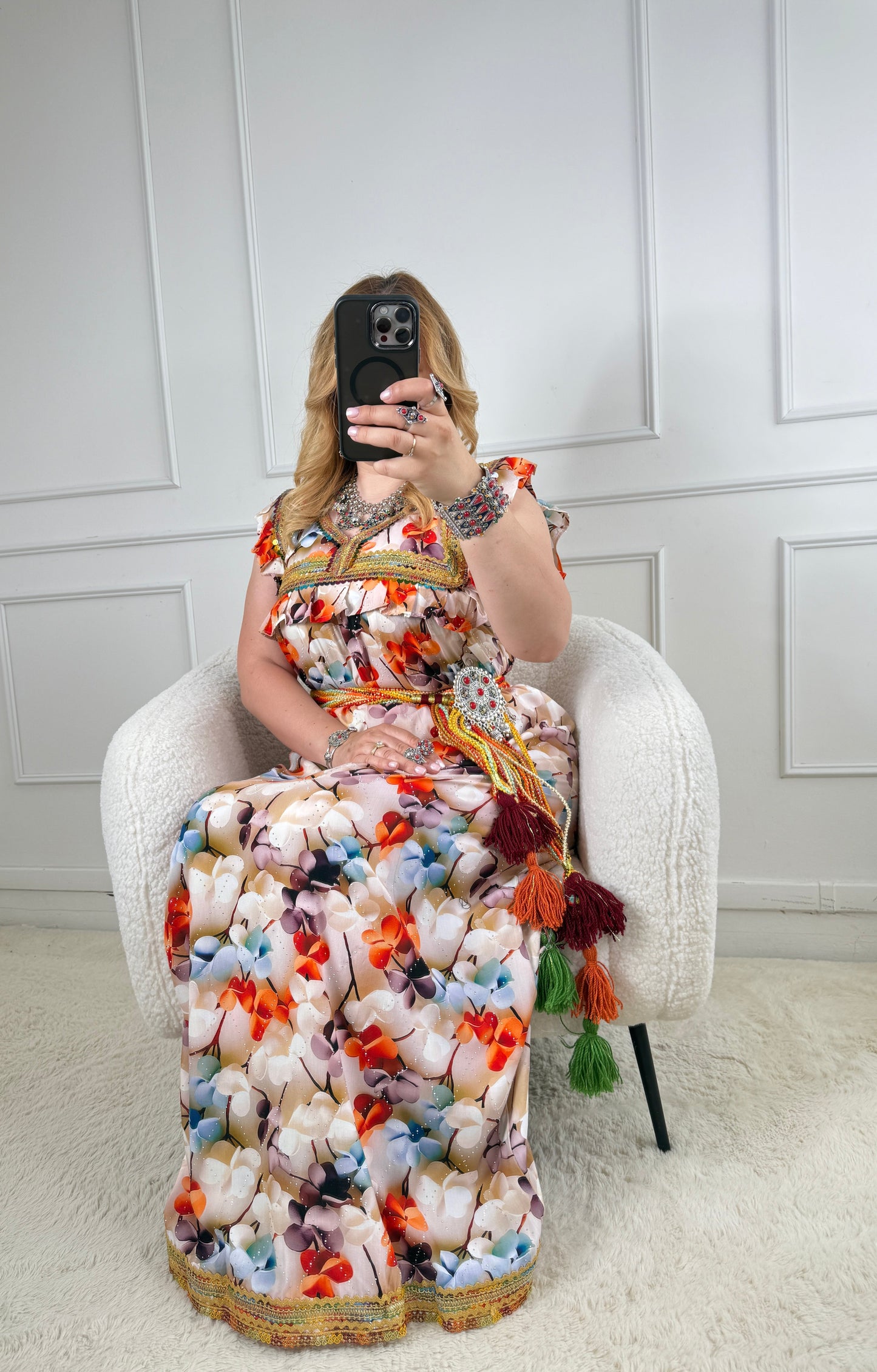 Robe de maison kabyle — Modèle Sania Yelli