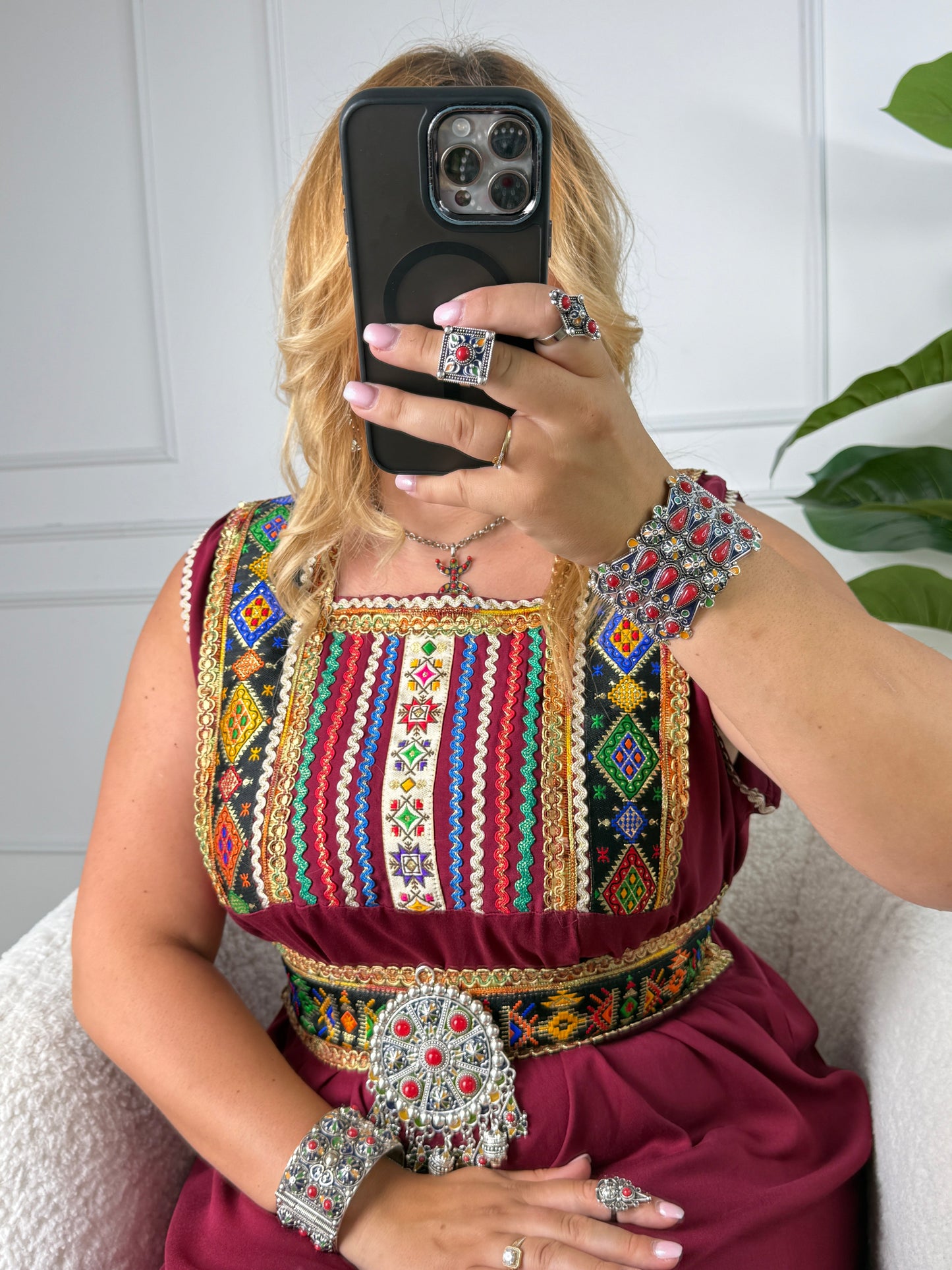 Robe de maison kabyle — Modèle Yelli