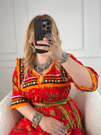Robe de maison kabyle — Modèle Kenza Yelli