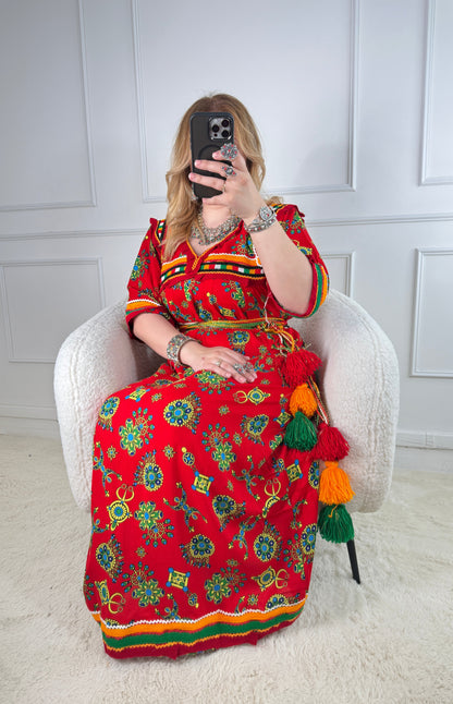 Robe Jida Kabyle – Modèle Kenza Yelli