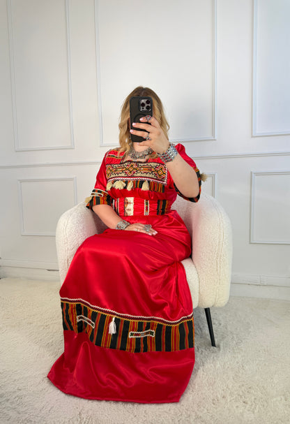 Robe de soirée kabyle — Modèle Tamazight Yelli