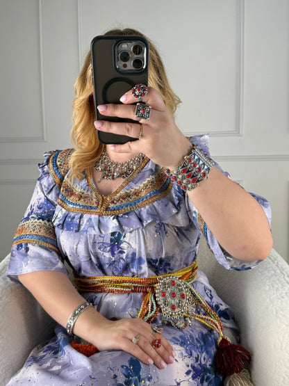 Robe de maison kabyle — Modèle Lilia