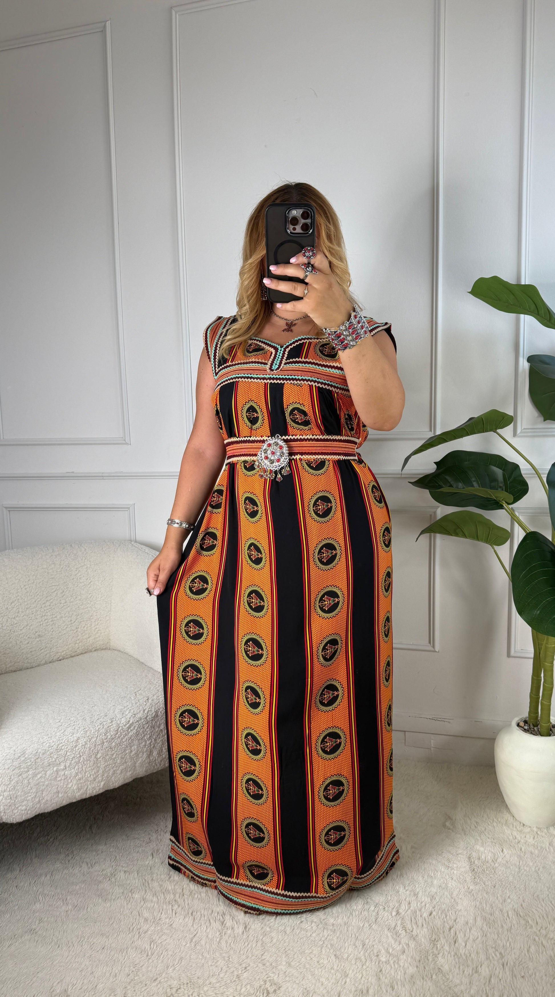 Robe de maison kabyle — Modèle Samira (Copie) Yelli