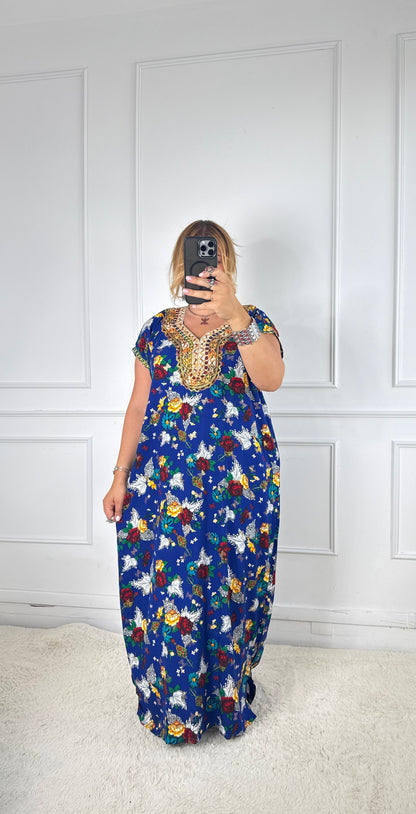 Robe de maison kabyle — Modèle Samira Yelli