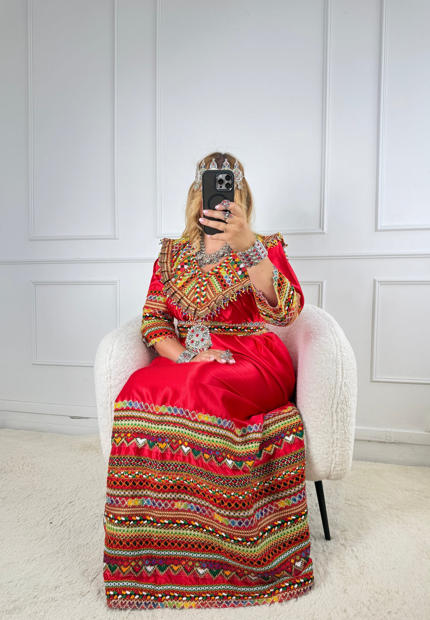 Robe de soirée kabyle — Modèle Zohra Yelli