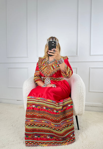 Robe de soirée kabyle — Modèle Zohra Yelli
