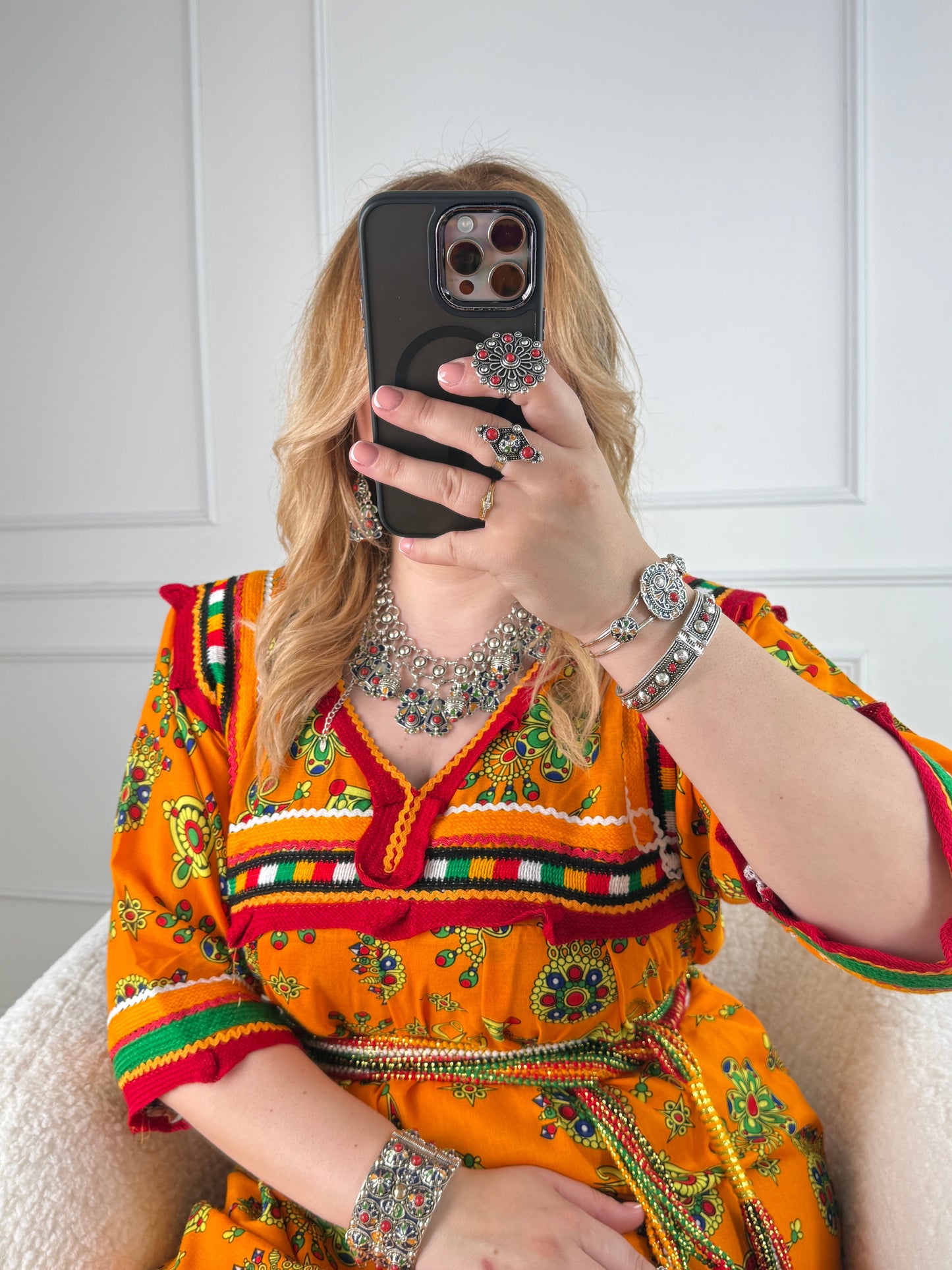 Robe Jida Kabyle – Modèle Kenza Yelli