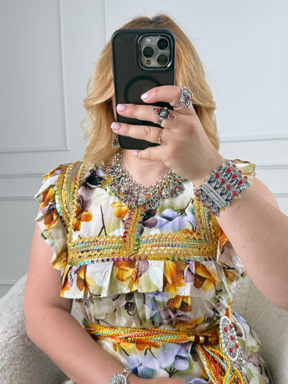 Robe de maison kabyle — Modèle Sania Yelli