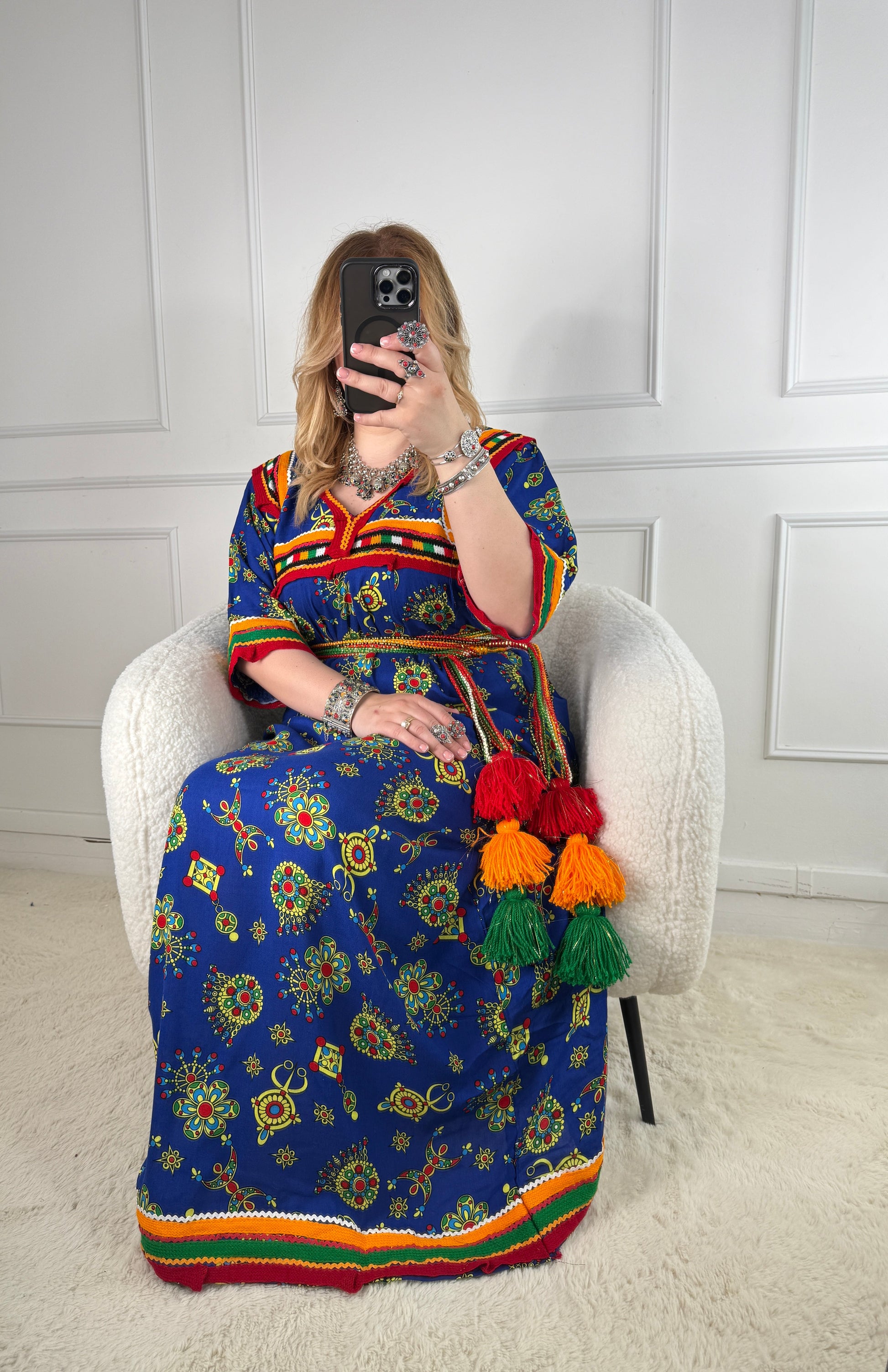 Robe Jida Kabyle – Modèle Kenza Yelli