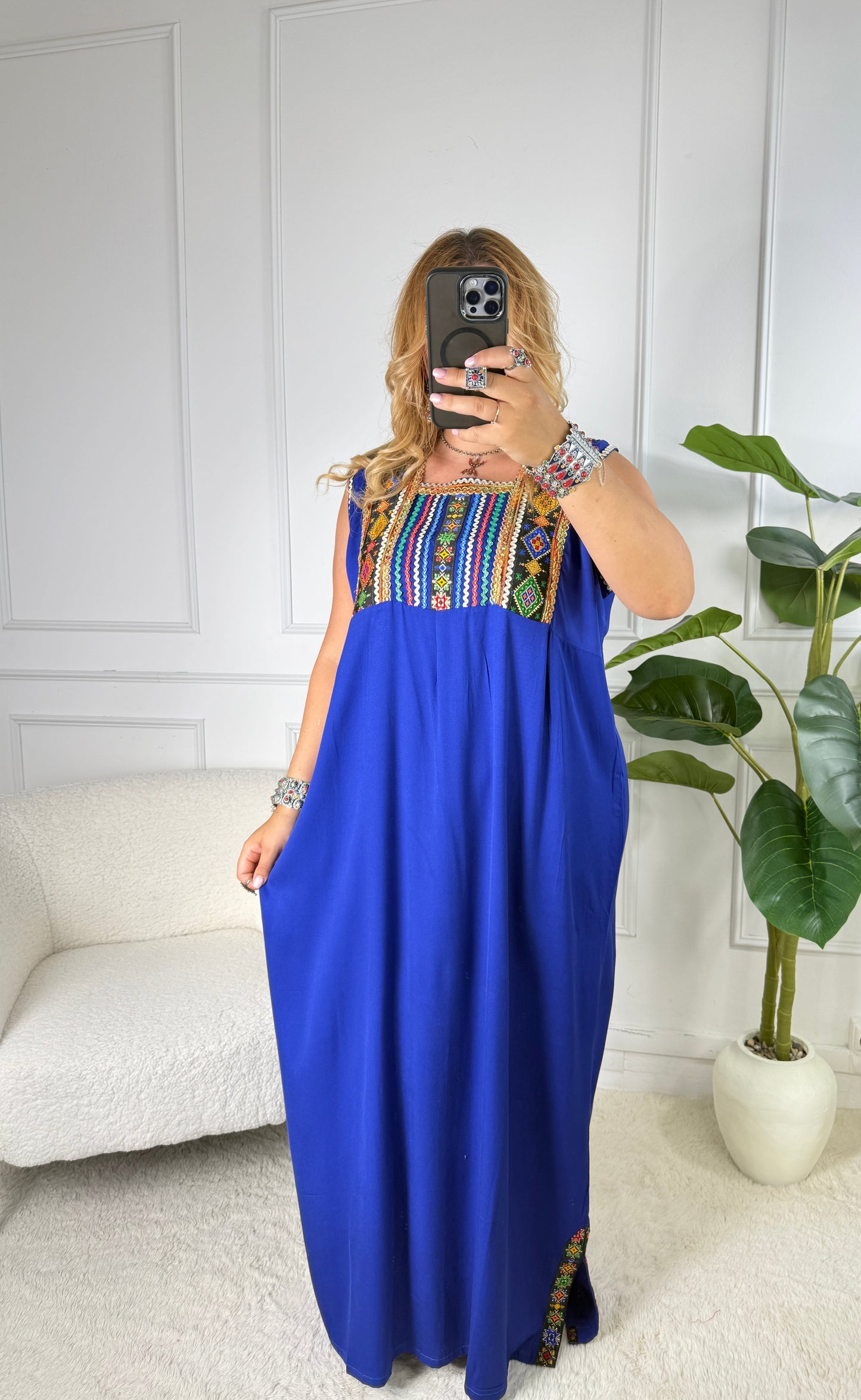 Robe de maison kabyle — Modèle Yelli