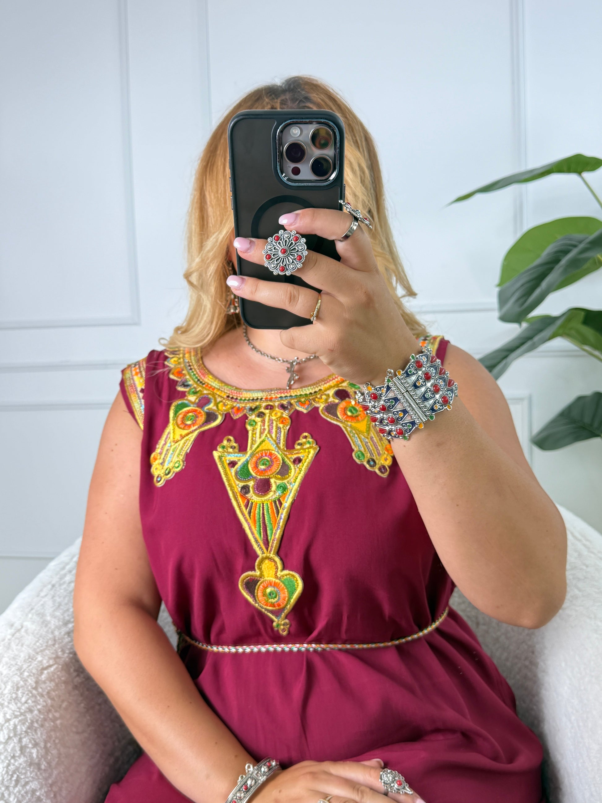 Robe de maison kabyle — Modèle Yelli