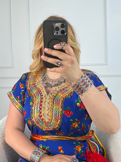 Robe de maison kabyle — Modèle Samira Yelli