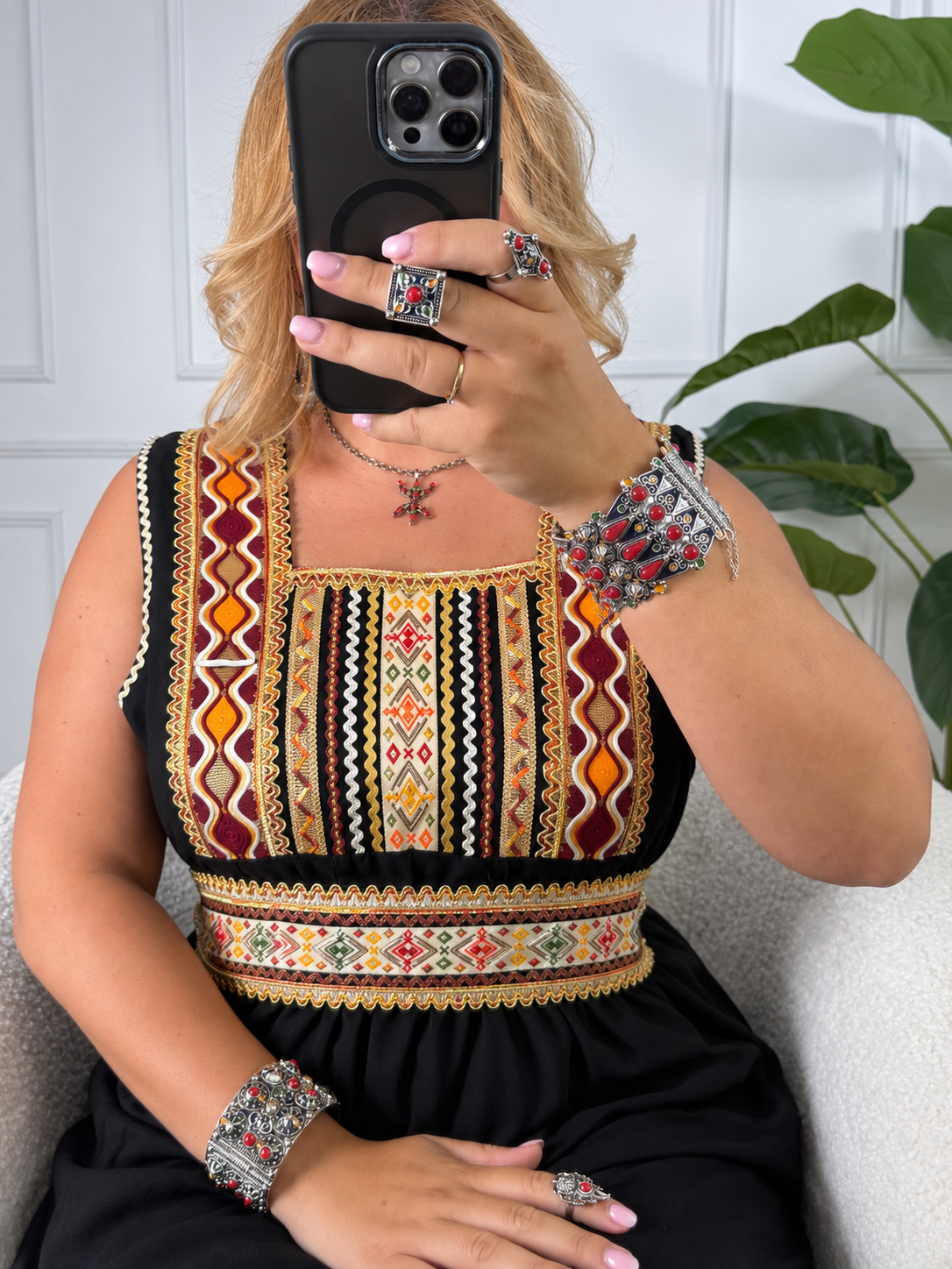 Robe de maison kabyle — Modèle Yelli