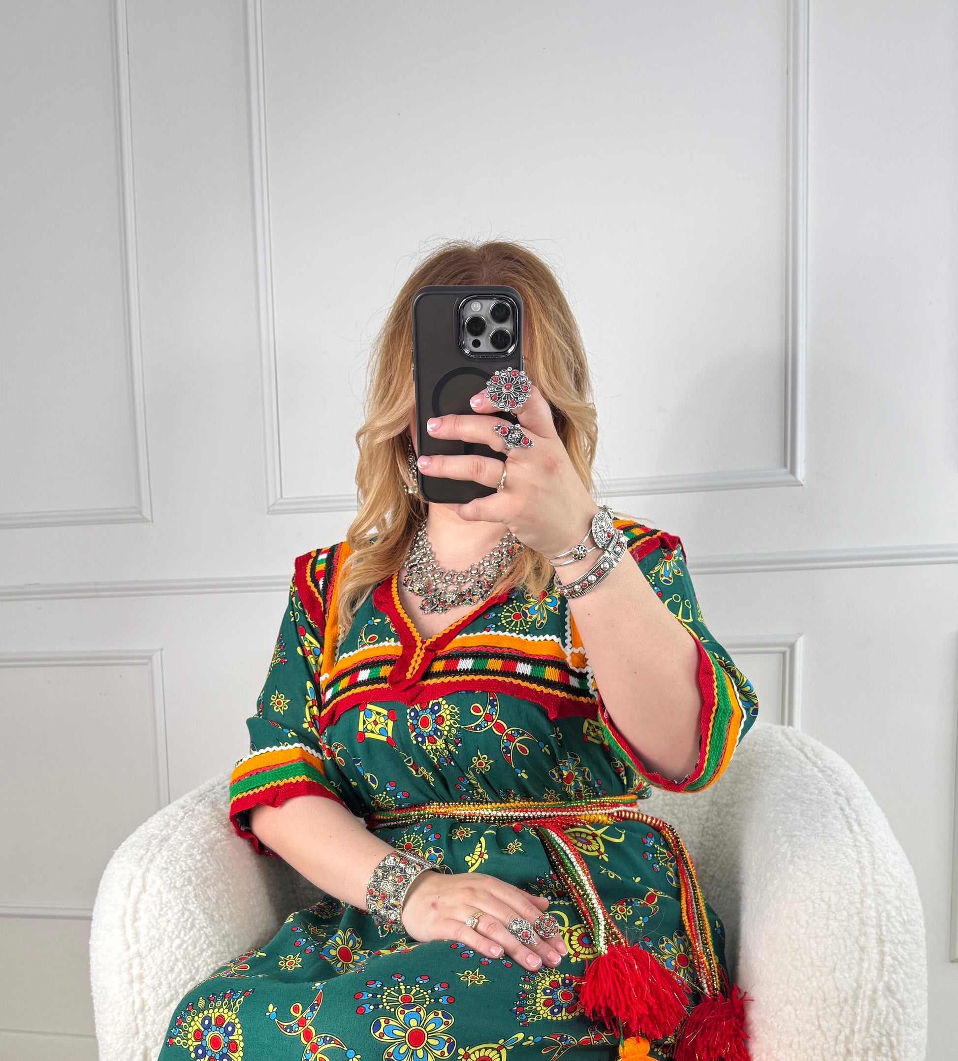 Robe Jida Kabyle – Modèle Kenza Yelli