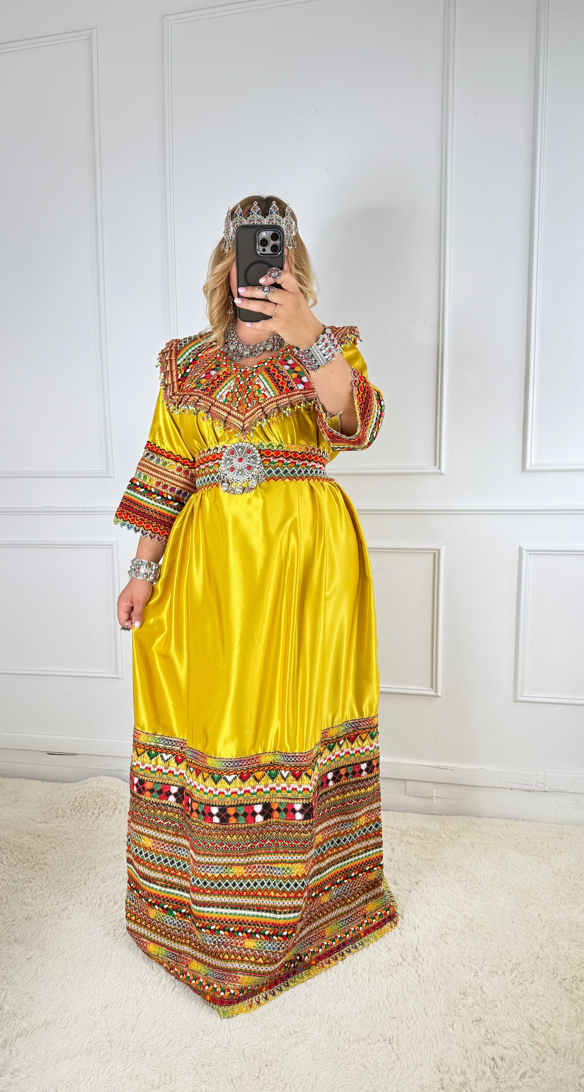 Robe de soirée kabyle — Modèle Zohra Yelli