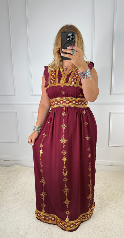 Robe d’hôtesse kabyle — Modèle Sonia Yelli