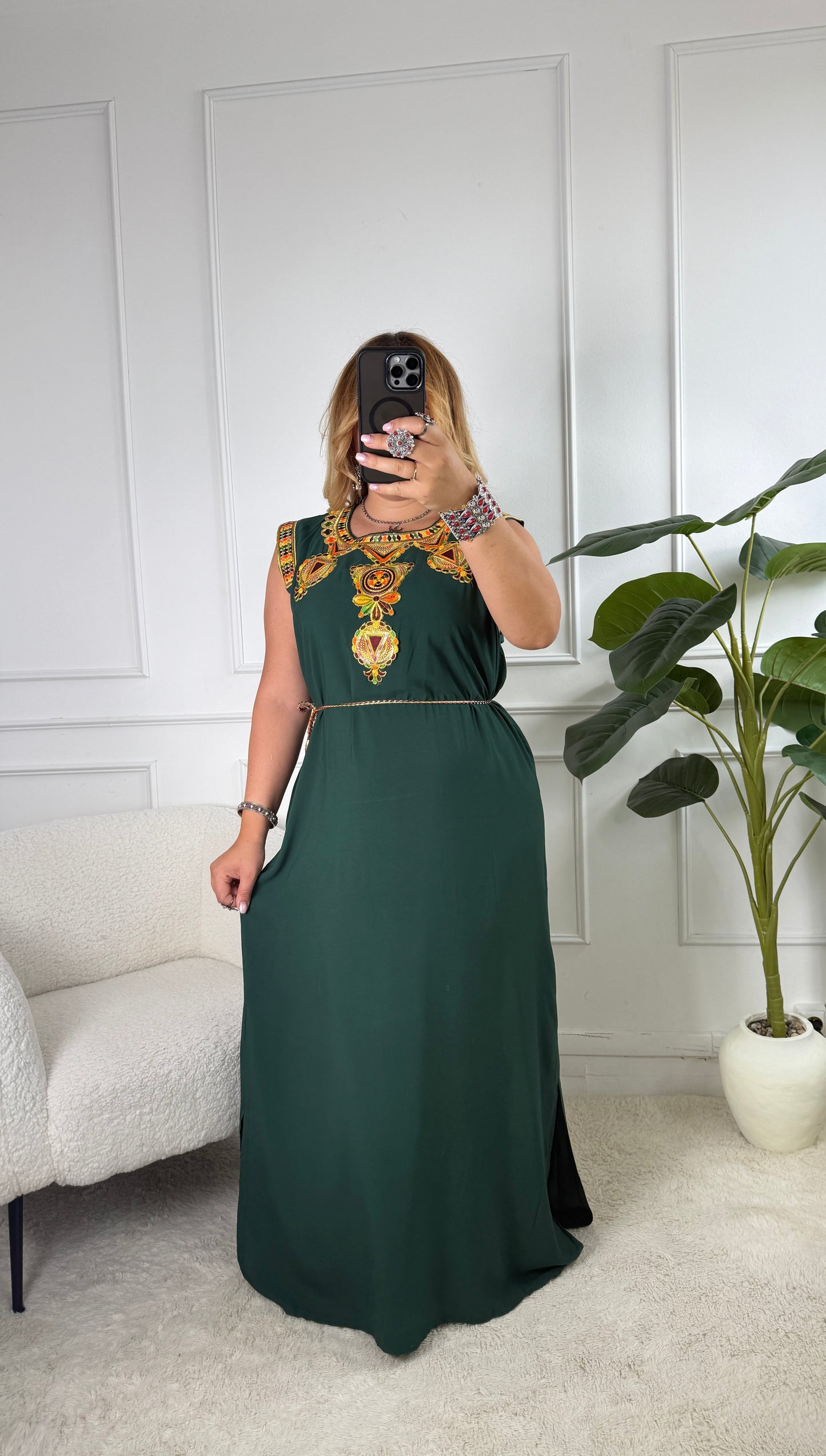 Robe de maison kabyle — Modèle Yelli